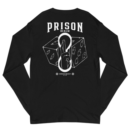 PRISON REALM [ Embroidered front logo ] LONG SLEEVE