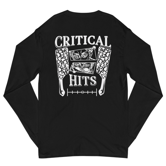 CRITICAL HITS [ Embroidered front logo ] LONG SLEEVE