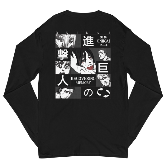 RECOVERING MEMORY [ Embroidered front logo ] LONG SLEEVE