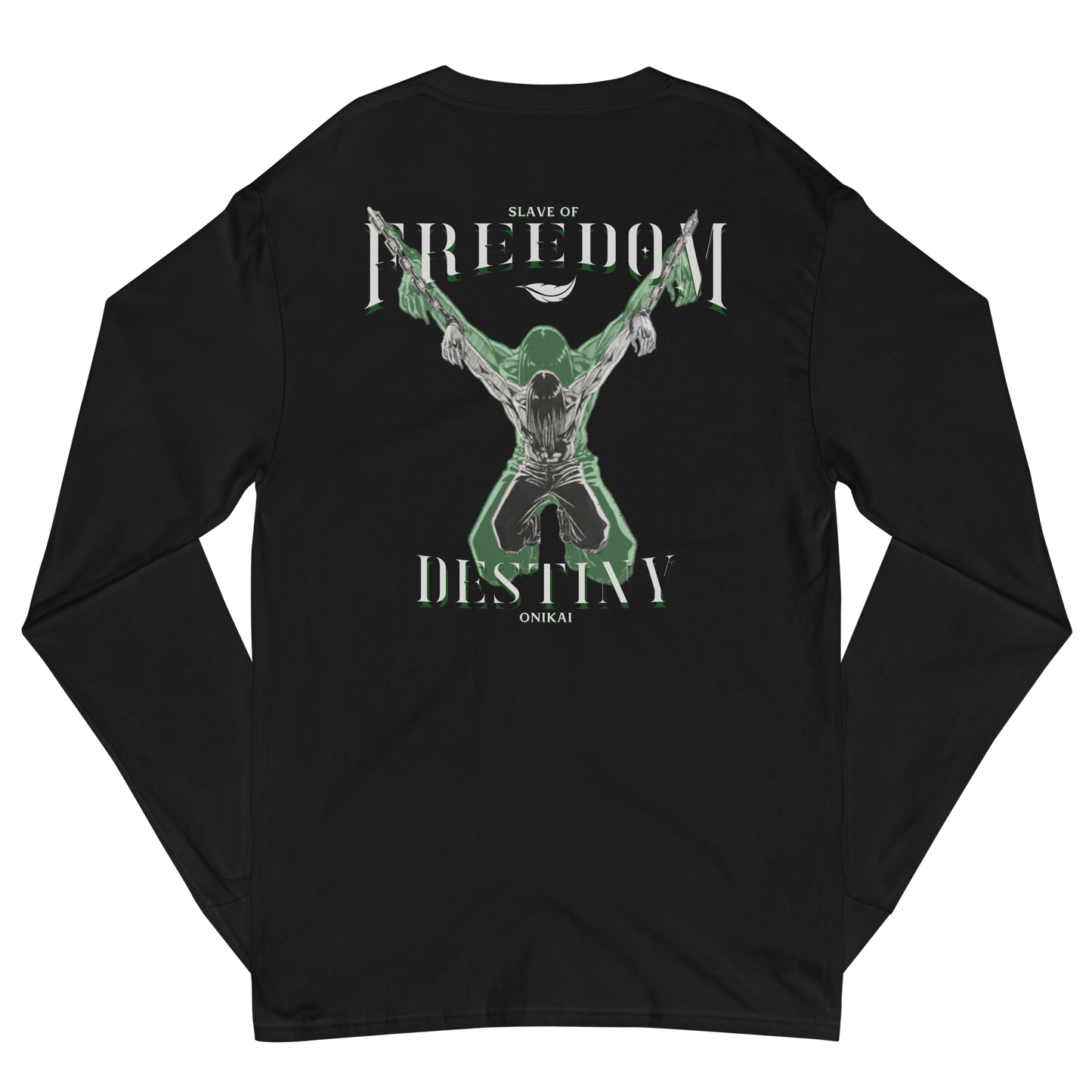 SLAVE OF FREEDOM [ Embroidered front logo ] LONG SLEEVE