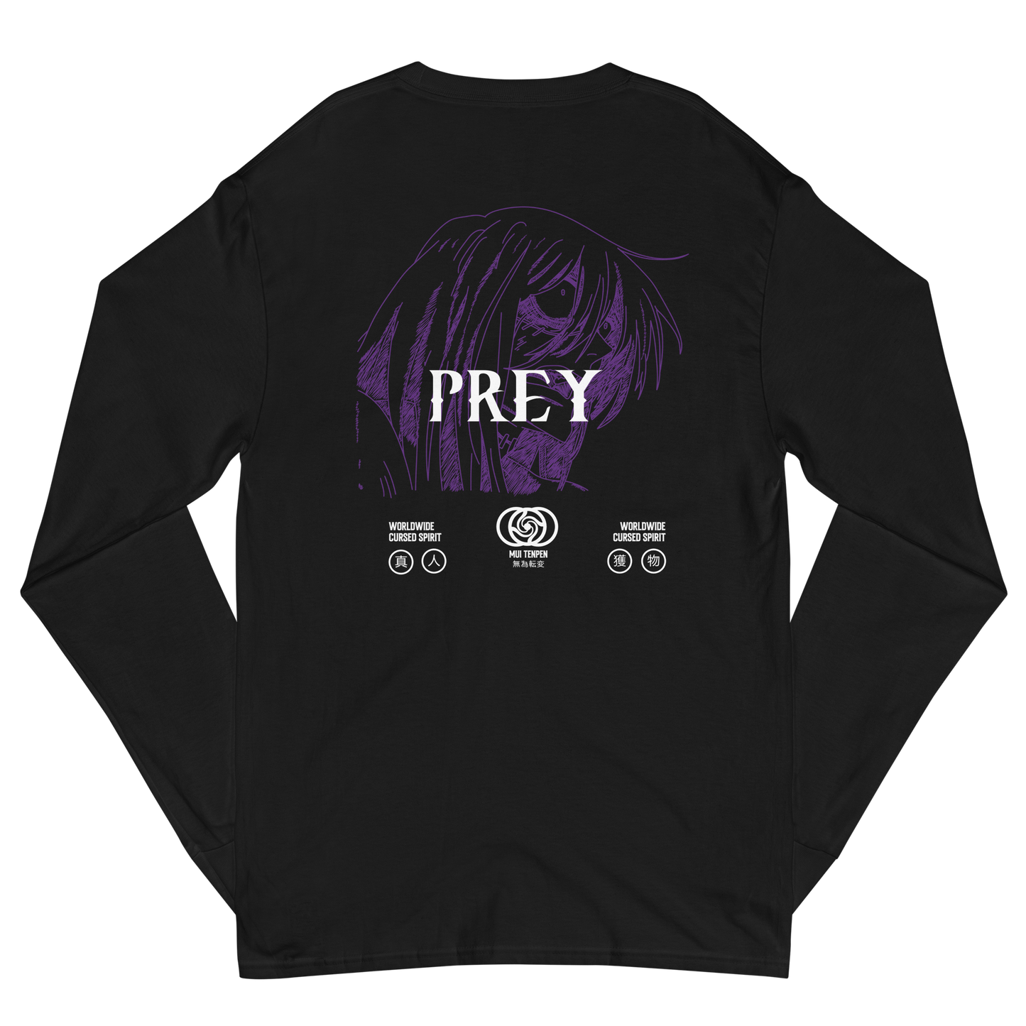 PREY [ Embroidered front logo ] LONG SLEEVE