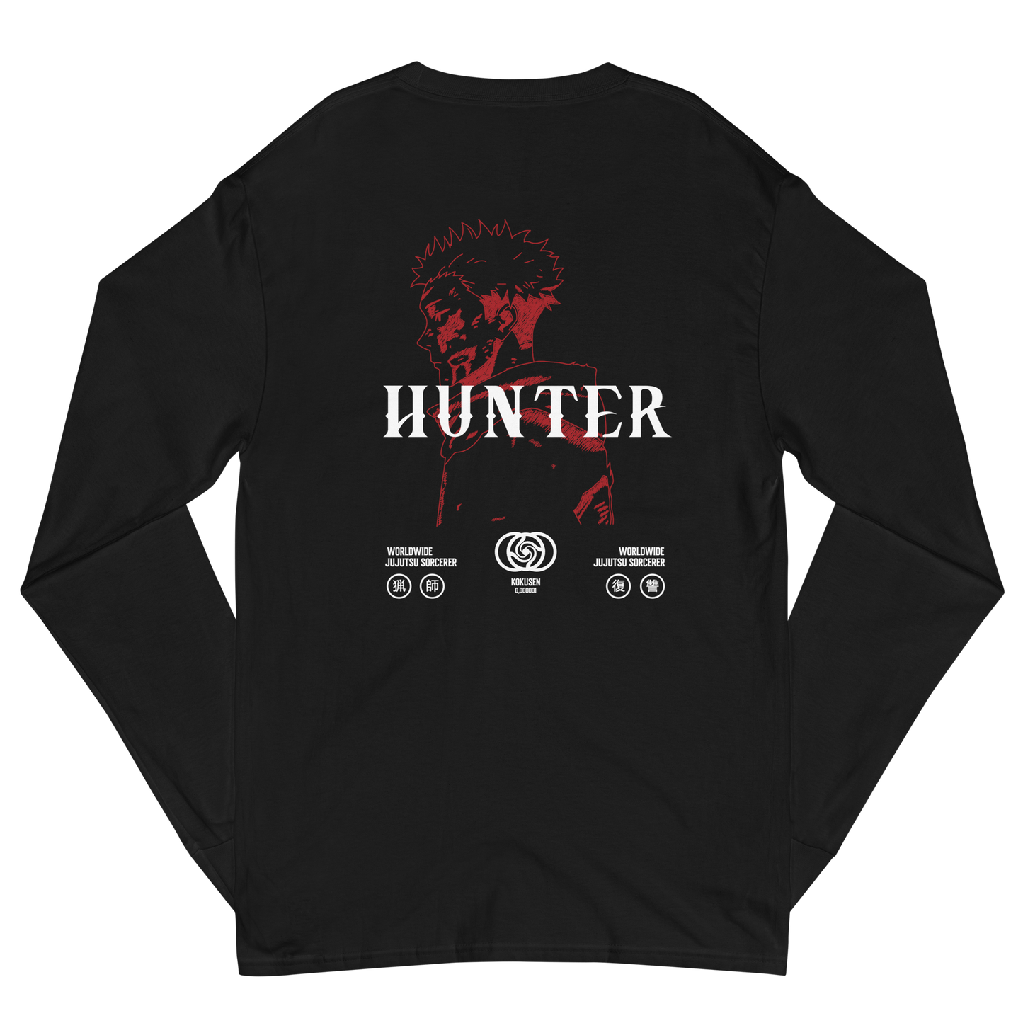 HUNTER [ Embroidered front logo ] LONG SLEEVE