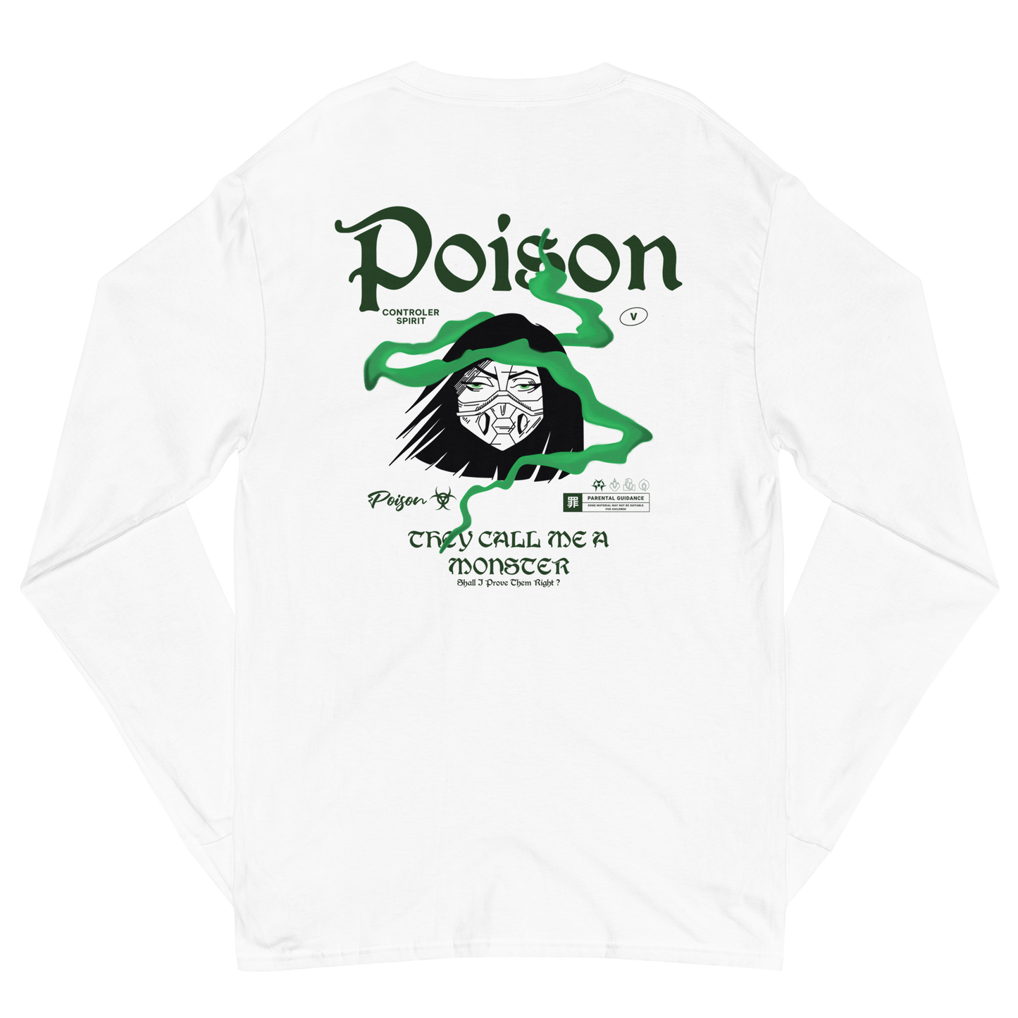 POISON [ Embroidered front logo ] LONG SLEEVE