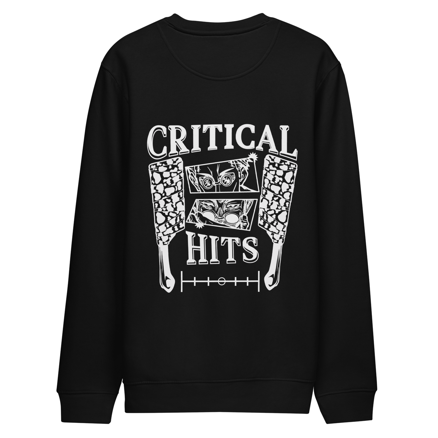 CRITICAL HITS [ Embroidered front logo ] SWEATSHIRT