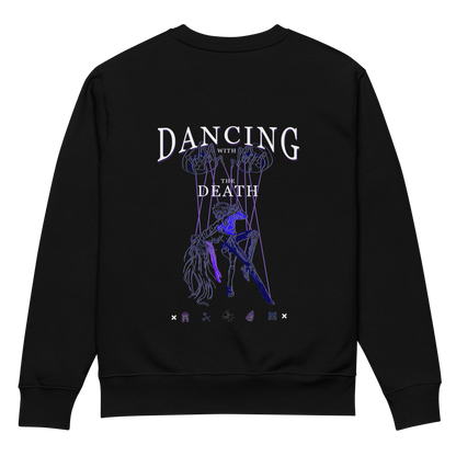 DANCING WITH THE DEATH [ Embroidered front logo ] SWEATSHIRT