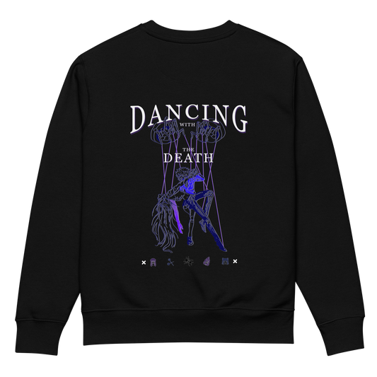 DANCING WITH THE DEATH [ Embroidered front logo ] SWEATSHIRT