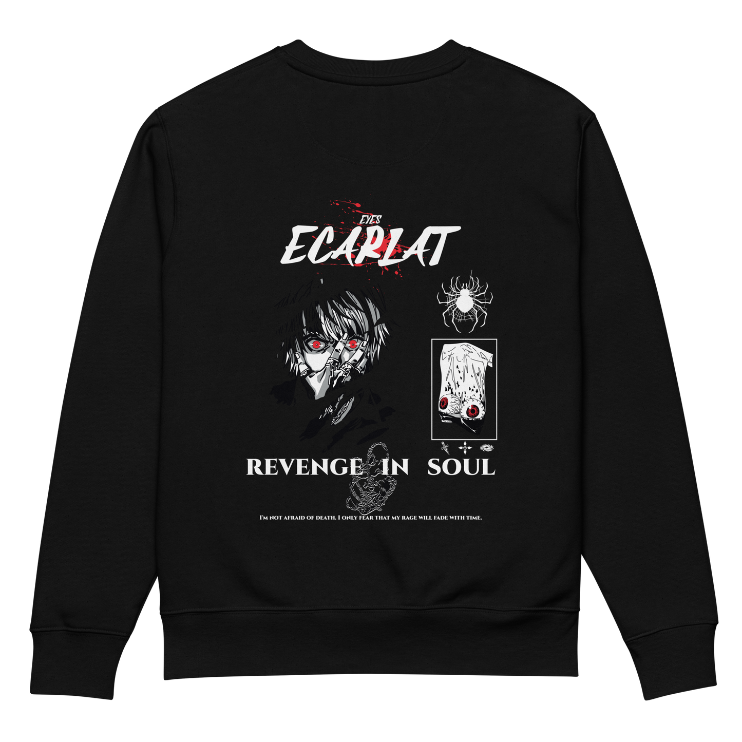 ECARLAT EYES [ Embroidered front logo ] SWEATSHIRT