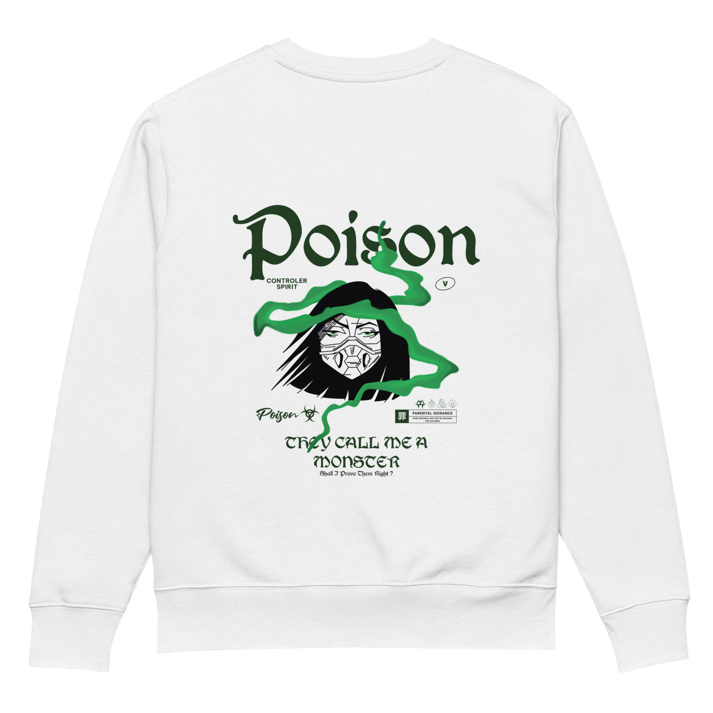 POISON [ Logo brodé devant ] SWEAT-SHIRT