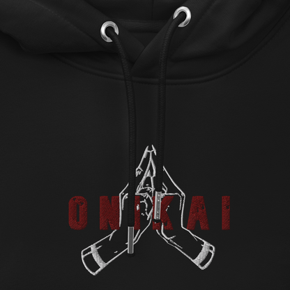 DATEN [ Embroidered front logo ] HOODIE