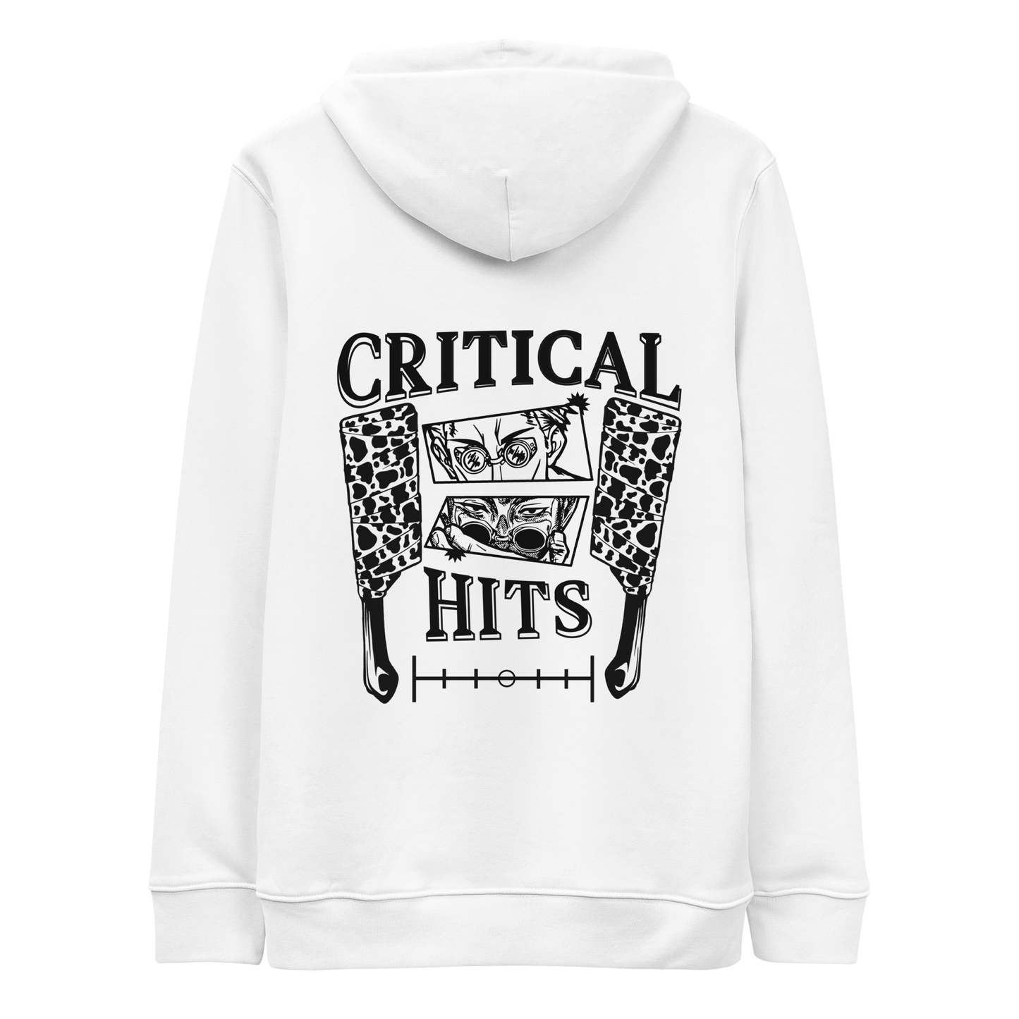 CRITICAL HITS [ Embroidered front logo ] HOODIE