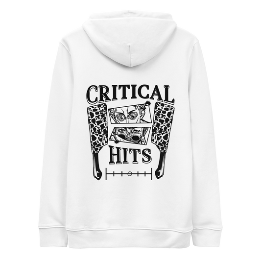 CRITICAL HITS [ Embroidered front logo ] HOODIE