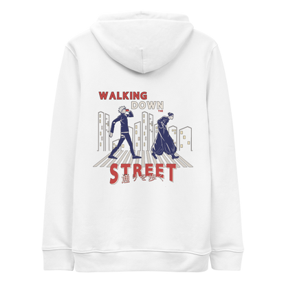 WALKING DOWN THE STREET [ Embroidered front logo ] HOODIE