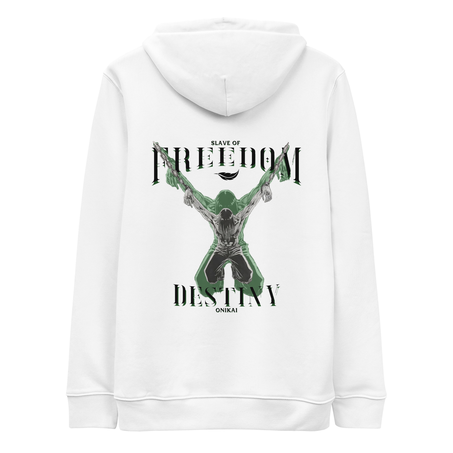 SLAVE OF FREEDOM [ Embroidered front logo ] HOODIE