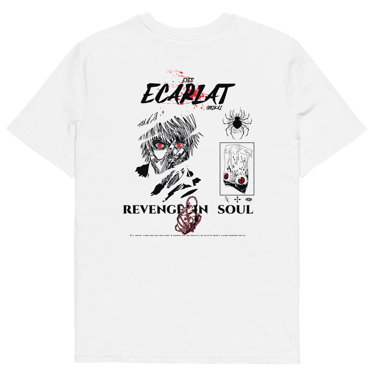 ECARLAT EYES [ Embroidered front logo ] T-SHIRT